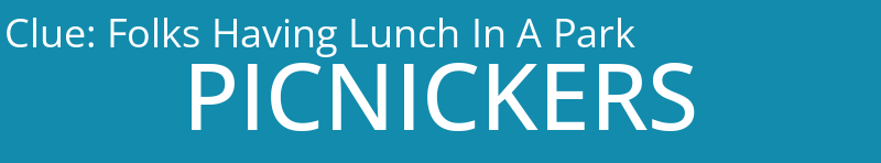 Folks Having Lunch In A Park