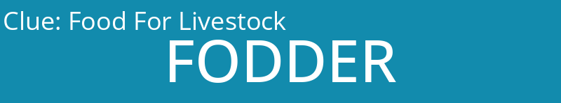 Food For Livestock
