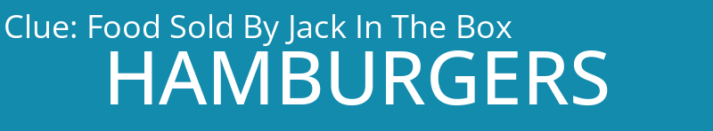 Food Sold By Jack In The Box