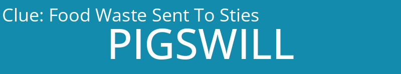 Food Waste Sent To Sties