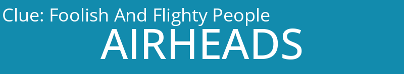 Foolish And Flighty People