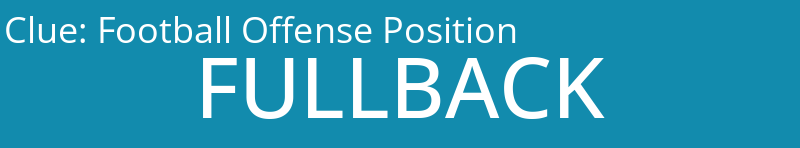 Football Offense Position