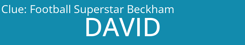 Football Superstar Beckham