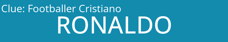 Footballer Cristiano