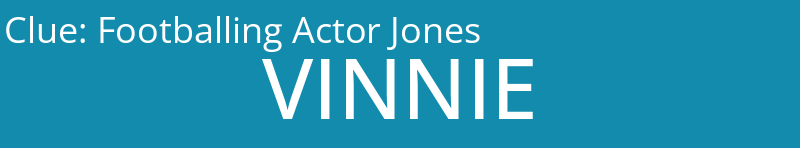 Footballing Actor Jones