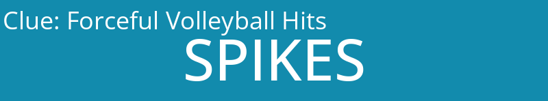 Forceful Volleyball Hits