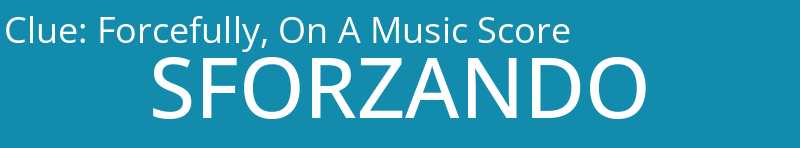 Forcefully, On A Music Score