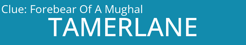 Forebear Of A Mughal