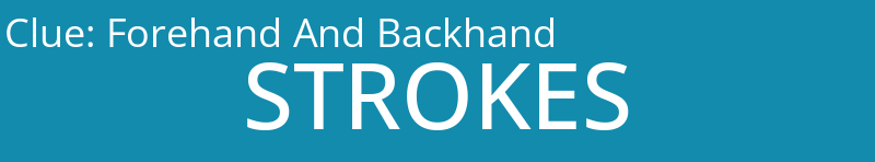 Forehand And Backhand