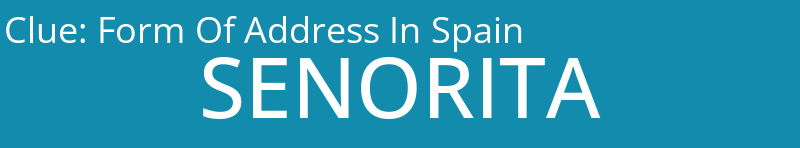 Form Of Address In Spain