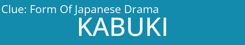 Form Of Japanese Drama