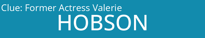 Former Actress Valerie