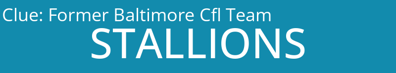 Former Baltimore Cfl Team