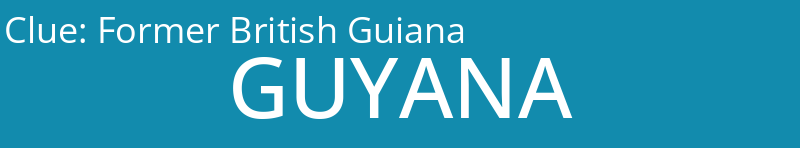 Former British Guiana