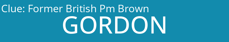 Former British Pm Brown