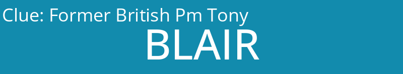 Former British Pm Tony