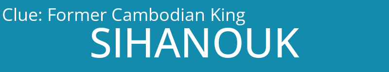 Former Cambodian King