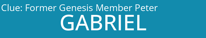 Former Genesis Member Peter