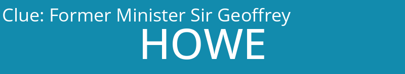 Former Minister Sir Geoffrey