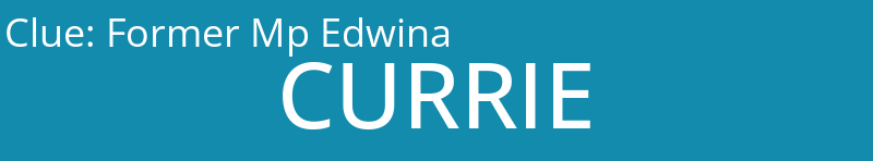 Former Mp Edwina