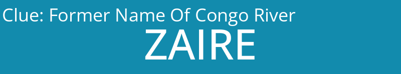 Former Name Of Congo River