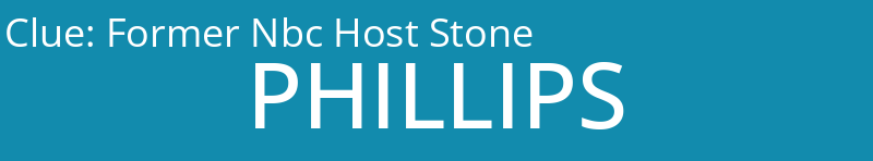 Former Nbc Host Stone