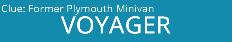 Former Plymouth Minivan