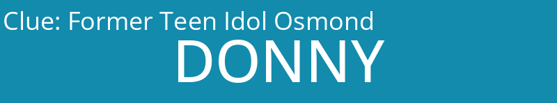 Former Teen Idol Osmond