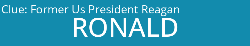 Former Us President Reagan