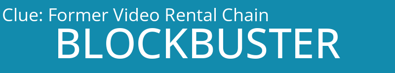 Former Video Rental Chain
