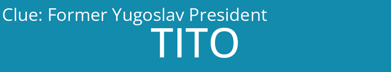 Former Yugoslav President