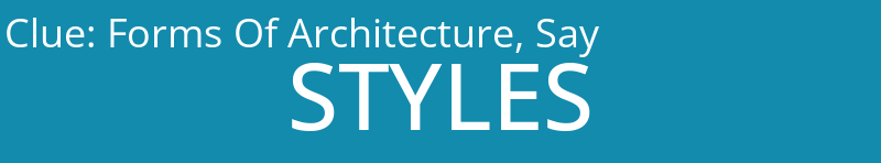 Forms Of Architecture, Say