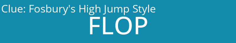 Fosbury's High Jump Style