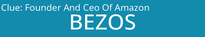 Founder And Ceo Of Amazon