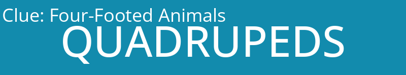 Four-Footed Animals
