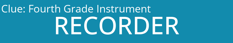 Fourth Grade Instrument