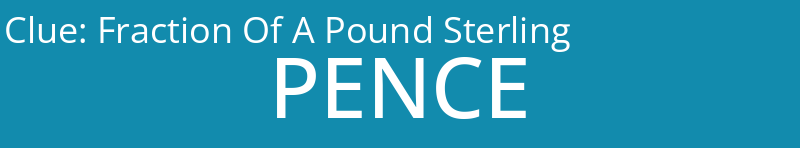 Fraction Of A Pound Sterling