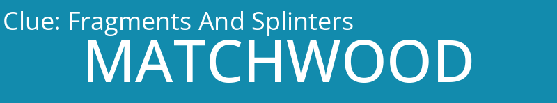 Fragments And Splinters