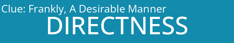 Frankly, A Desirable Manner