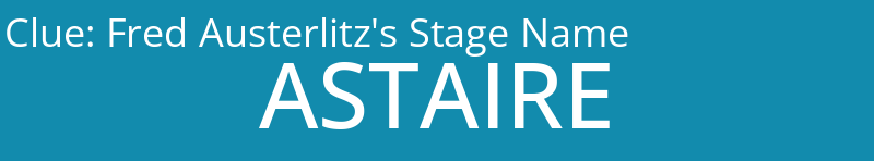 Fred Austerlitz's Stage Name
