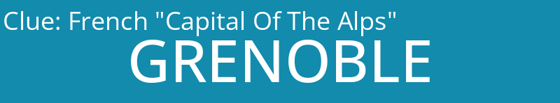 French "Capital Of The Alps"