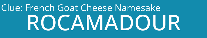French Goat Cheese Namesake