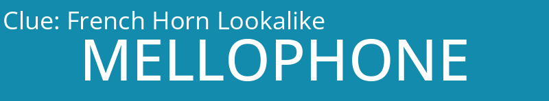 French Horn Lookalike