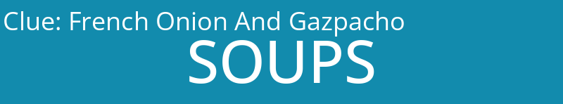 French Onion And Gazpacho