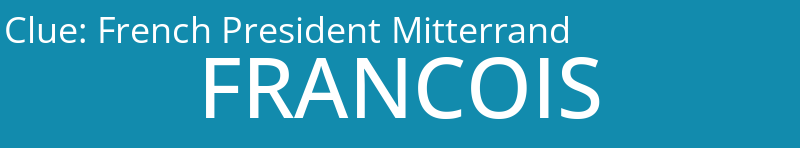 French President Mitterrand