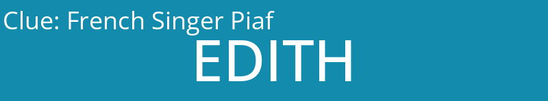 French Singer Piaf