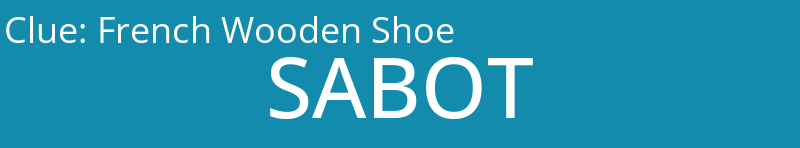French Wooden Shoe