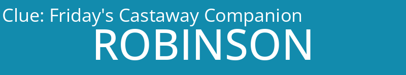 Friday's Castaway Companion