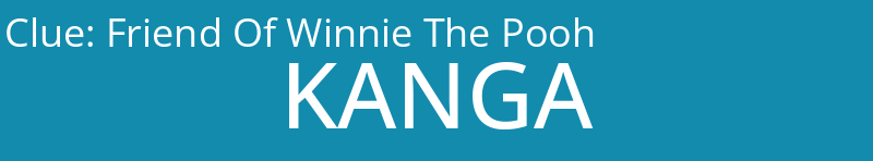 Friend Of Winnie The Pooh