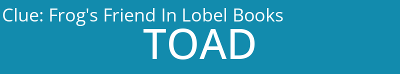 Frog's Friend In Lobel Books